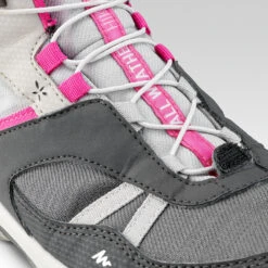 Quechua Kids' Waterproof Lace-Up Boots - Size 3-5 -Outdoor Sporting Goods kef503c99209a2a830f031fdd37ece8ef