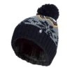 Ladies Snowflake Design Thermal Hat With Pom Pom -Outdoor Sporting Goods kf0625d6981e1f64a1880f3fce6604f12