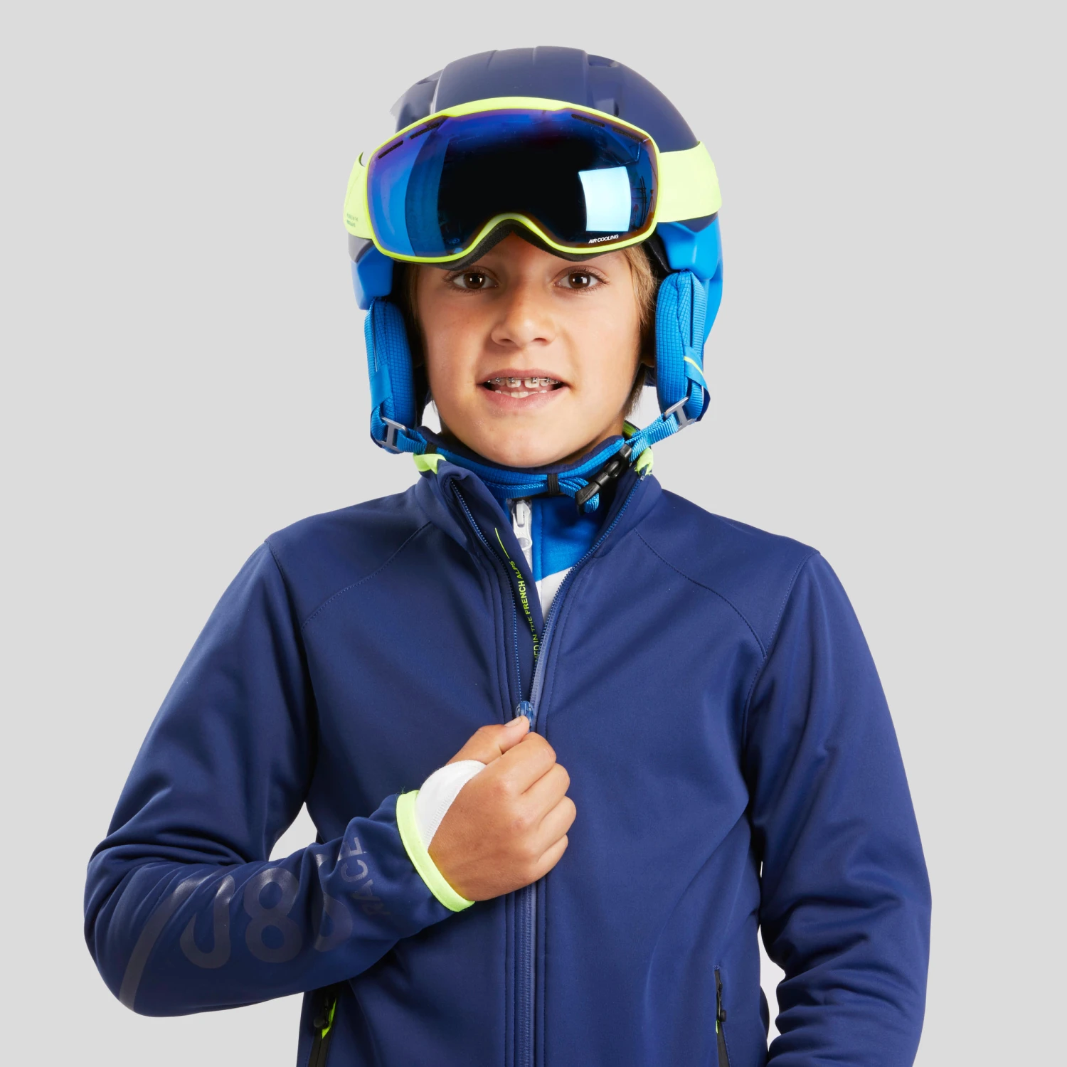 WEDZE CHILDREN'S COMPETITION SKI CLUB JACKET 980 4 WEDZE CHILDREN'S COMPETITION SKI CLUB JACKET 980 - Image 2