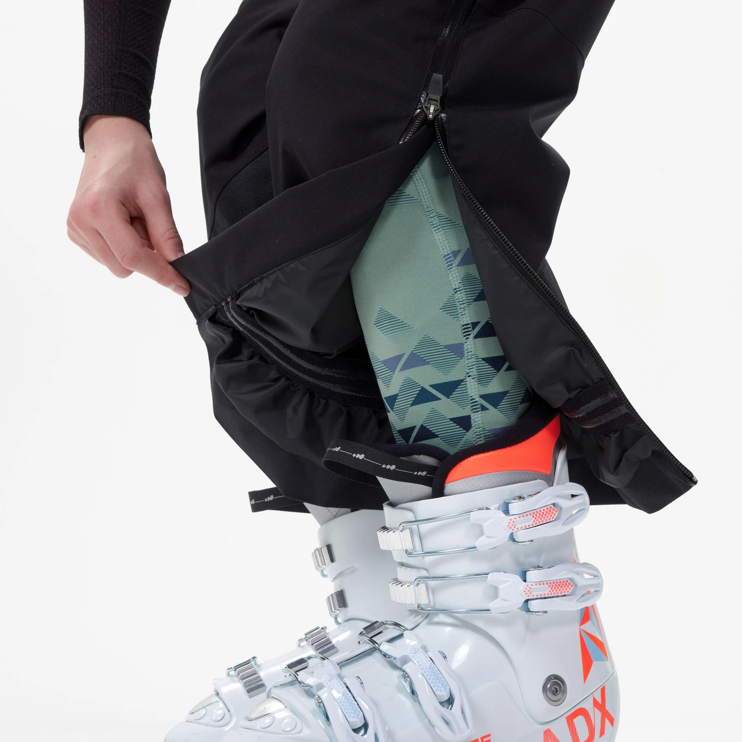 WEDZE KIDS’ REMOVABLE SKI CLUB COMPETITION TROUSERS - 980 7 WEDZE KIDS’ REMOVABLE SKI CLUB COMPETITION TROUSERS - 980 - Image 5