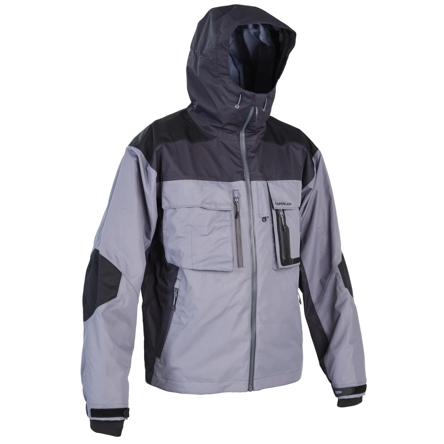 Waterproof Fishing Jacket 500 Khaki 11 Waterproof Fishing Jacket 500 Khaki - Image 9