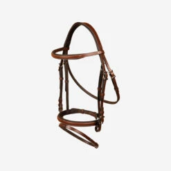 Horse Riding Leather Hybrid Bridle With French Noseband For Horse & Pony 500 -Outdoor Sporting Goods kf3637268c3944780e2f60349c559c4b5