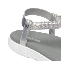 Regatta Womens/Ladies Santa Luna Braided Sandals (Silver/White) -Outdoor Sporting Goods kf59019d0f25d707d3e74a7f0160ac4c6