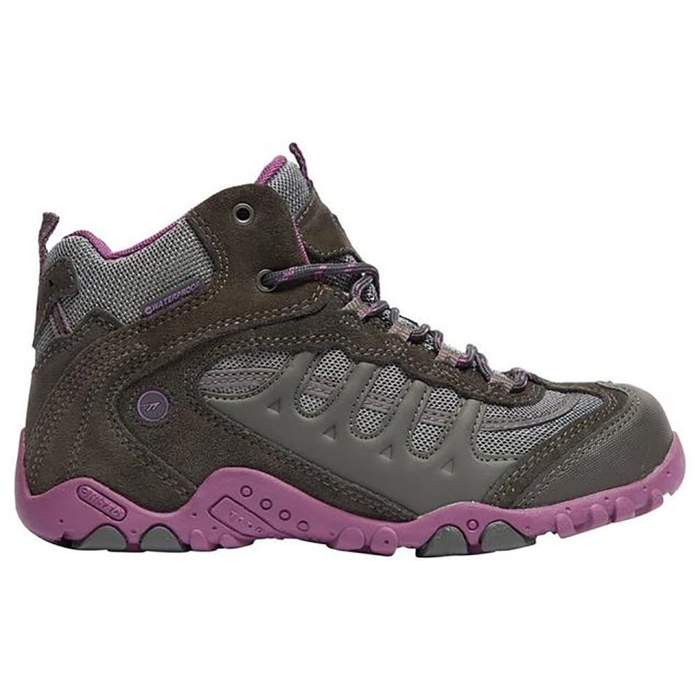 Hi-Tec PENRITH JUNIOR / Boys Hiking Boots (Purple) 5 Hi-Tec PENRITH JUNIOR / Boys Hiking Boots (Purple) - Image 3