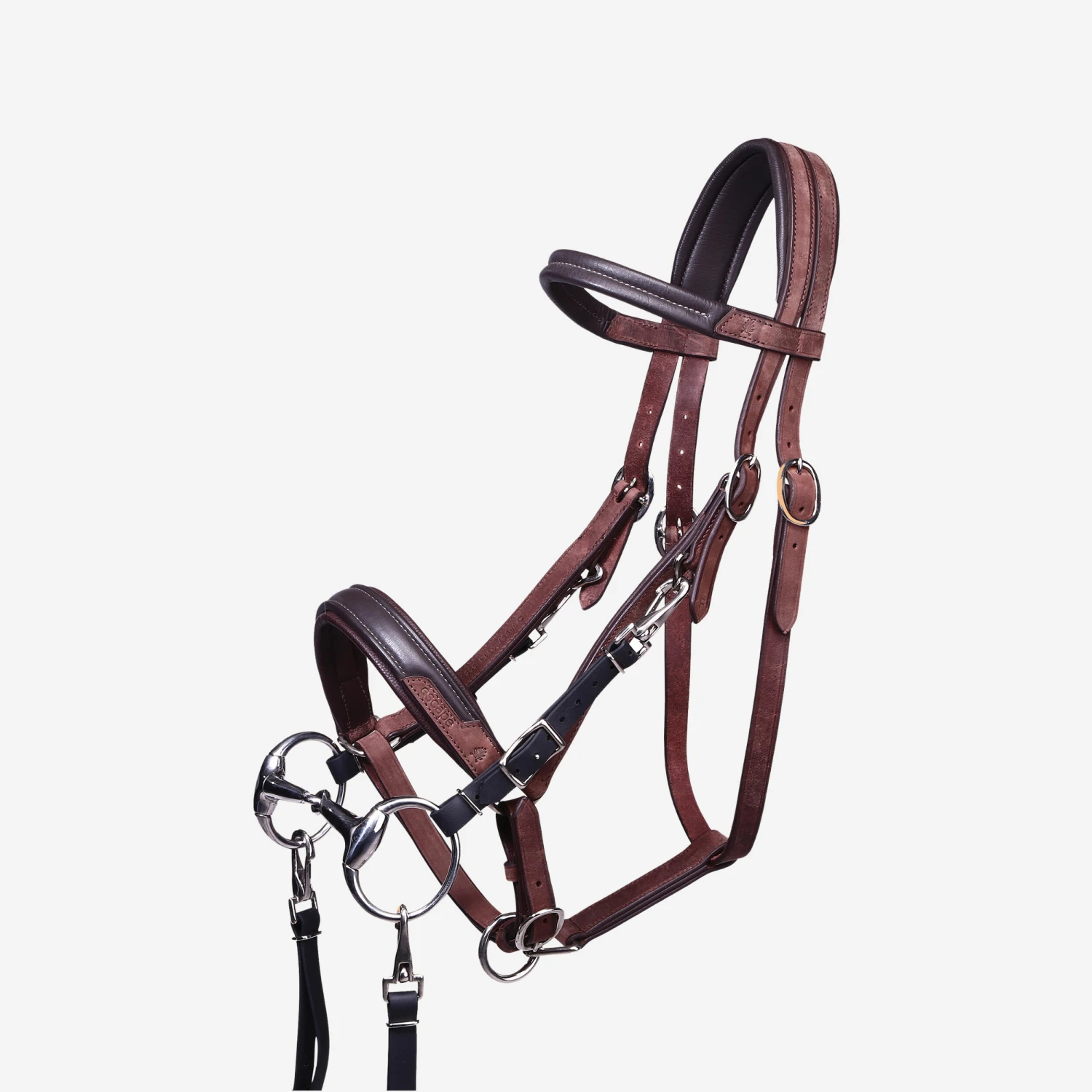 Trail Horse Riding Bridle / Halter And Reins Escape - Brown 3 Trail Horse Riding Bridle / Halter And Reins Escape - Brown