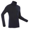 WEDZE Men's Ski Base Layer - BL 900 Wool High Neck -Outdoor Sporting Goods kfd4a31e7afb951b021fa049dbfefcfb8