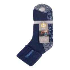 Mens Turnover Thermal Fleece Lined Bed Socks With Non Slip Grips -Outdoor Sporting Goods kfd5d74ce61762b4cb1b4c33fddc8745d
