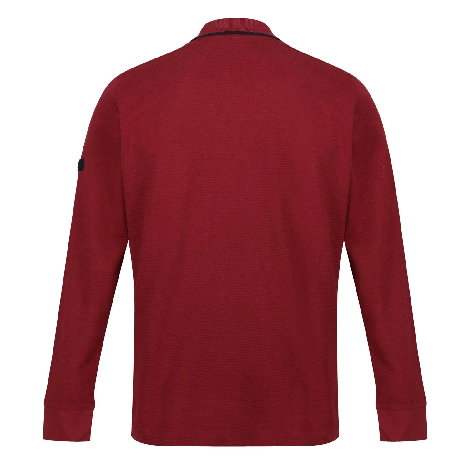 Regatta Mens Leaonzo LongSleeved Polo Shirt (Syrah Red) 4 Regatta Mens Leaonzo LongSleeved Polo Shirt (Syrah Red) - Image 2