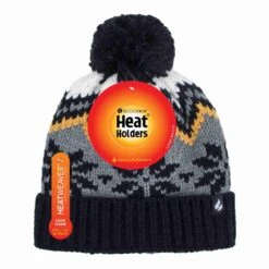 Ladies Snowflake Design Thermal Hat With Pom Pom -Outdoor Sporting Goods kfe34fd2c4dba5387cded1ecbb2ffdd84